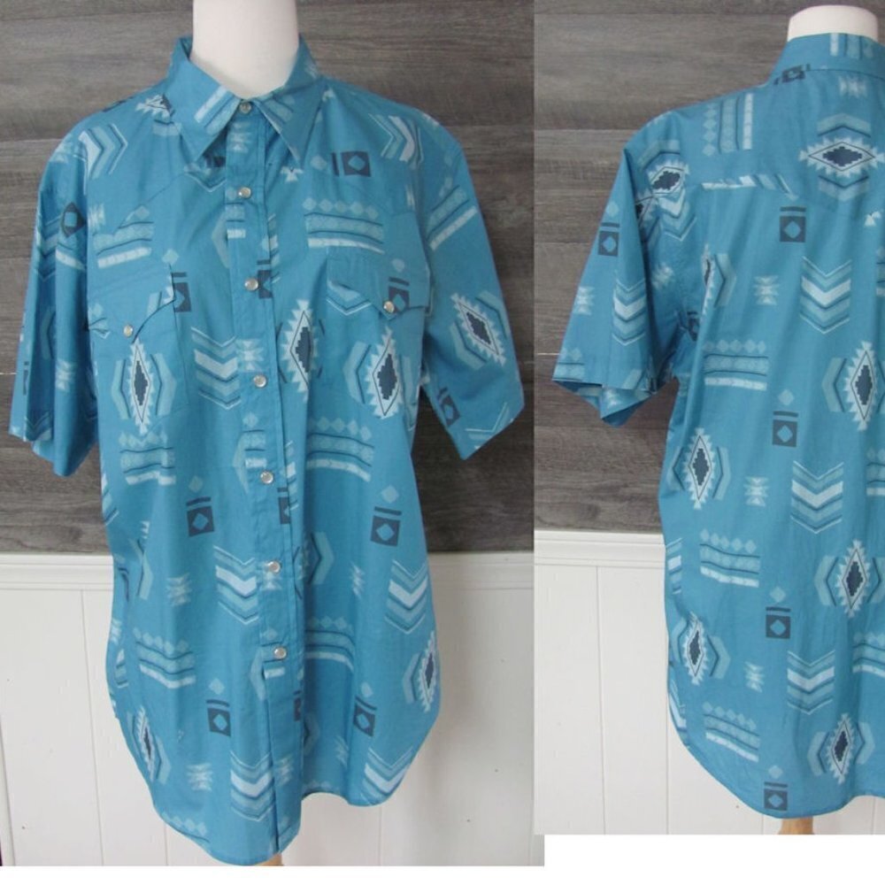 ROPER ‎ MEN’S AZTEC PRINT SHIRT